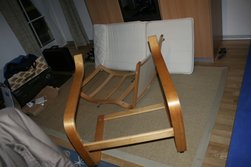 Teilzerlegter IKEA Poäng