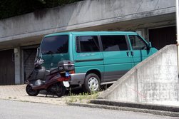 Honda CH 125 Spacy und VW T4 Allstar